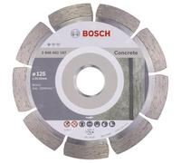 BOSCH Disco de corte de diamante Estándar para hormigón 125 x 22,23 x 1,6 x 10 mm 2608602197