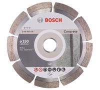 Bosch Professional 1 x Disco Tronzador de Diamante Standard for Concrete, para Hormigón, Hormigón Poroso, Ø 150 x 22.23 x 2 x 10 mm, Accessorios para Amoladoras
