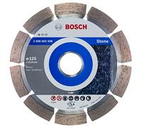 Bosch Professional 1 x Disco Tronzador de Diamante Standard for Stone, para Hormigón, Piedra, Granito, Ø 125 x 22.23 x 1.6 x 10 mm, Accessorios para Amoladoras