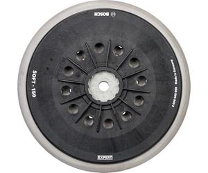 Bosch Professional 1 x Platos de soporte multiperforados Expert Multihole Bosch, Versión Blando, 150 mm, Accesorios Lijadora excéntrica