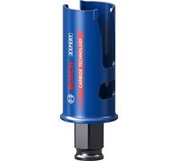 Bosch Professional 1 x Sierras de corona Expert Construction Material, para Madera blanda, 30 mm, Accesorios Taladro de impacto rotativo