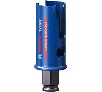 Bosch Professional 1 x Sierras de corona Expert Construction Material, para Madera blanda, 35 mm, Accesorios Taladro de impacto rotativo