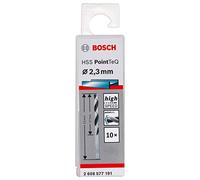Bosch Professional 10 brocas helicoidales HSS PointTeQ, para metal, 2.3 x 27 x 53 mm, accesorio de taladro