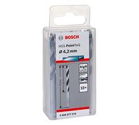 BOSCH 2608577210 Broca para metal HSS-RPointTeQ DIN338 4.2x43x75:10uds.