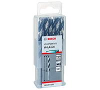 Bosch Professional 10 brocas helicoidales HSS PointTeQ, para metal, 6.4 x 63 x 101 mm, accesorio de taladro
