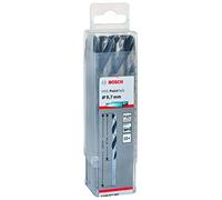 Bosch Professional 10 brocas helicoidales HSS PointTeQ, para metal, 9.7 x 87 x 133 mm, accesorio de taladro