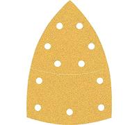 Bosch Professional 10 x Lijas Expert C470 con 11 agujeros, para Madera dura, Pintura sobre madera, 102 x 62, 93 mm, Grano 80, Accesorios Multilijadora