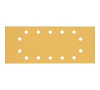 Bosch Professional 10 x Lijas Expert C470 con 14 agujeros, para Madera dura, Pintura sobre madera, 115 x 280 mm, Grano 80, Accesorios Lijadora orbital