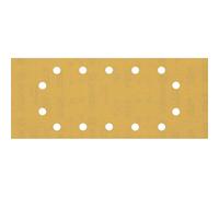 Bosch Professional 10 x Lijas Expert C470 con 14 agujeros, para Madera dura, Pintura sobre madera, 115 x 280 mm, Grano 320, Accesorios Lijadora orbital