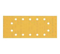 Bosch Professional 10 x Lijas Expert C470 con 14 agujeros, para Madera dura, Pintura sobre madera, 115 x 280 mm, Grano 400, Accesorios Lijadora orbital