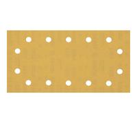 Bosch Professional 10 x Lijas Expert C470 con 14 agujeros, para Madera dura, Pintura sobre madera, 115 x 230 mm, Grano 320, Accesorios Lijadora orbital