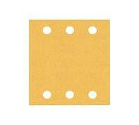 Bosch Lijas Expert C470 10 unidades, 6 agujeros, 115 x 107 mm, grano 120 para lijadora orbital