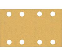 Bosch Professional 10 x Lijas Expert C470 con 8 agujeros, para Madera dura, Pintura sobre madera, 80 x 133 mm, Grano 180, Accesorios Lijadora orbital