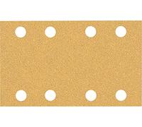 Bosch Professional 10 x Lijas Expert C470 con 8 agujeros, para Madera dura, Pintura sobre madera, 80 x 133 mm, Grano 60, Accesorios Lijadora orbital
