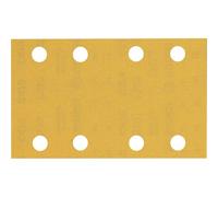 Bosch Professional 10 x Lijas Expert C470 con 8 agujeros, para Madera dura, Pintura sobre madera, 80 x 133 mm, Grano 320, Accesorios Lijadora orbital