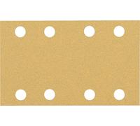 Bosch Professional 10 x Lijas Expert C470 con 8 agujeros, para Madera dura, Pintura sobre madera, 80 x 133 mm, Grano 80, Accesorios Lijadora orbital