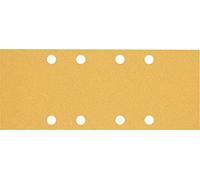 Bosch Professional 10 x Lijas Expert C470 con 8 agujeros, para Madera dura, Pintura sobre madera, 93 x 230 mm, Grano 80, Accesorios Lijadora orbital