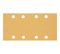 Bosch Professional 10 x Lijas Expert C470 con 8 agujeros, para Madera dura, Pintura sobre madera, 93 x 186 mm, Grano 80, Accesorios Lijadora orbital