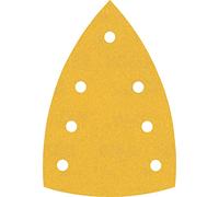 Bosch Professional 10x Lijas Expert C470 con 7 agujeros (para Madera dura, Pintura sobre madera, 100 x 150 mm, grano 240, accesorios Multilijadora)