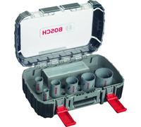 Bosch Professional 11 unidades Sierra de corona bimetálica Set (en distintos materiales, Ø 22-65 mm, accesorios para taladro)