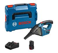 Bosch Professional 12V System aspirador de polvo a batería GAS 12 V (volumen del depósito: 0,35 l, incl. 2 baterías de 3,0 Ah + cargador, L-BOXX)