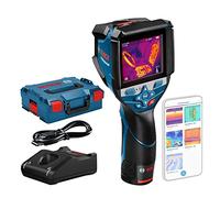 Bosch Professional 12V System Cámara Térmica GTC 600 C (1 batería de 12 V, con aplicación, rango de temperatura: de -20 °C a +600 °C, resolución: 256 x 192 px, en L-BOXX)