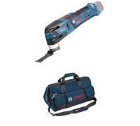 Bosch Professional 12V System GOP 12V-28 - Multiherramienta a batería (Starlock, sin batería, en caja) + Bosch Professional - Bolsa para herramientas (talla L, 55x35x35 cm)