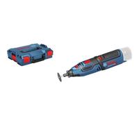 Bosch Professional 12V System GRO 12V-35 - Miniherramienta a batería (5000-35000 rpm, sin batería, en L-Box), Negro/Azul, Solo