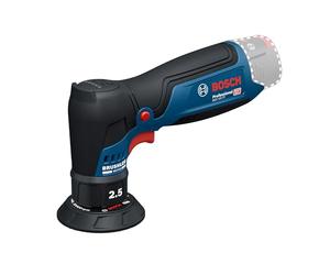 Bosch Professional 12V System lijadora orbital excéntrica a batería GEX 12V-77 (incl. plato de caucho montado con cierre por contacto de 77 mm, llave)
