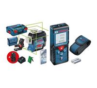 Bosch Professional 12V System nivel láser GLL 3-80 CG & Bosch Professional Medidor láser de distancia GLM 40