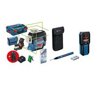 Bosch Professional 12V System nivel láser GLL 3-80 CG y Amazon Exclusive Set y Bosch Professional detector de pared GMS 100-2