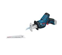 Bosch Professional 12V System sierra de sable a batería GSA 12V-14 (profundidad de corte en madera/perfiles metálicos: 65/50 mm, incl. 2 hojas de sierra, sin batería/cargador)