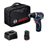 Taladro atornillador Bosch Professional GSR 12V-32 sin escobillas 12V 32 Nm 2 baterías
