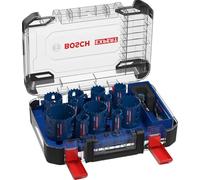 Bosch Professional 14x Set de sierras de corona Expert Tough Material (Accesorios Taladro de impacto rotativo), Azul, Ø 20-76 mm