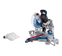 Bosch Professional 18V BITURBO ingletadora telescópica a batería GCM 18V-305 GDC (in isco de sierra, módulo Connectivity, bolsa para polvo, sin batería/cargador)