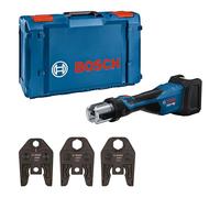 Bosch Professional 18V Herramienta de Prensado GPT 18V-32 (32 kN, plástico hasta 110 mm, metal 54 mm, con mesa y mordazas SV15, SV22, SV28, XL-BOXX)