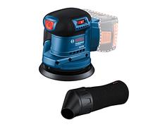 Bosch Professional 18V Sistema profesional de Bosch: lijadora excéntrica GEX 185-LI (motor sin escobillas, tiempo máximo de funcionamiento 40 min, bolsa de polvo)
