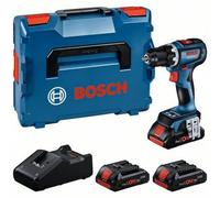 Bosch Professional 18V System atornillador a batería GSR 18V-90 C (Brushless, incl.3 baterías ProCORE de 4,0 Ah, cargador GAL 18V-40, en L-BOXX)
