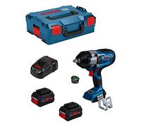 Bosch Professional 18V System atornillador de impacto a batería BITURBO GDS 18V-1000 (incl. 2 bat .ProCORE 18V 8.0Ah, 1 módulo Bluetooth GCY 42, cargador rápido GAL 1880 CV, bandeja L-BOXX, L-BOXX)