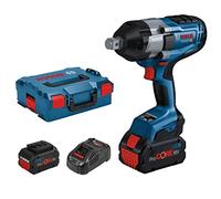 Bosch Professional 18V System atornillador de impacto a batería BITURBO GDS 18V-1050 H (incl. 2 baterías ProCORE 18V 8.0Ah, cargador rápido GAL 1880 CV, bandeja para L-BOXX, L-BOXX136)