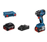 Bosch Professional 18V System atornillador de impacto a batería GDR 18V-200 (par máx. 200 Nm, incl. 2 baterías GBA 18V 4.0Ah, cargador rápido GAL 18V-40, L-Case)