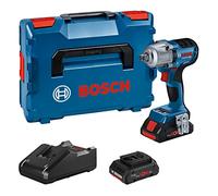 Bosch Professional 18V System atornillador de impacto a batería GDS 18V-450 PC (par apriete 450 Nm, par arranque 800 Nm, incl. mód. Bluetooth, 2 bat. ProCORE 4.0Ah, cargador rápido GAL 18V-40, L-BOXX)