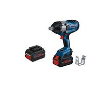 Bosch Professional 18V System atornillador impacto a batería BITURBO GDS 18V-1050 H (in ancho p. escalera, 2 bat. ProCORE 18V 5.5Ah, cargador rápido GAL 1880 CV, bandeja para L-BOXX, L-BOXX136N)