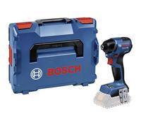 Bosch Professional 18V System atornillador impacto batería GDR 18V-220 C (3400 rpm, par giro 220 Nm, motor Brushless sin escobillas, sin batería/cargador, mód. Connectivity, L-BOXX)