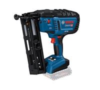 Bosch Professional 18V System clavadora madera batería GNH 18V-64-2 M (modo disparo impacto simple, apto para clavos: 32-64 mm, 1,8 mm y ángulo clavado de 20°, sin baterías ni cargador)