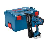 Bosch Professional 18V System clavadora madera batería GNH 18V-64 MD (modo disparo por impacto simple, apto para clavos: 32-64 mm, 1,8 mm y ángulo de clavado de 34°, sin baterías en L-BOXX)