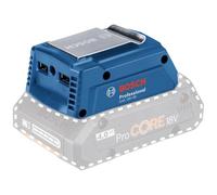 Bosch Professional 18V System GAA 18V-48 - Cargador USB a batería de litio (adaptador para batería externa 18V, 2 salidas de carga de 2,4 A)