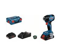 Bosch Professional 18V System GDR 18V-210 C - Atornillador de impacto a batería ( 210 Nm, par de desapriete 370 Nm, Connectivity, 2 baterías ProCORE18V x 4.0Ah, en L-BOXX)