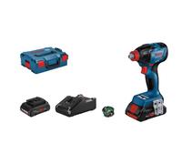 Bosch Professional 18V System GDX 18V-210 C - LLave de impacto a batería (Brushless, 210 Nm, Connectivity, 2 baterías ProCORE x 4.0Ah, en L-BOXX)