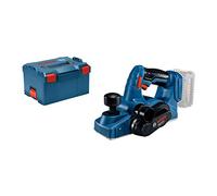 Bosch Professional 18V System GHO 18 V-LI - Cepillo a batería (14000 rpm, profundidad hasta 1,6 mm, sin batería, en L-BOXX)